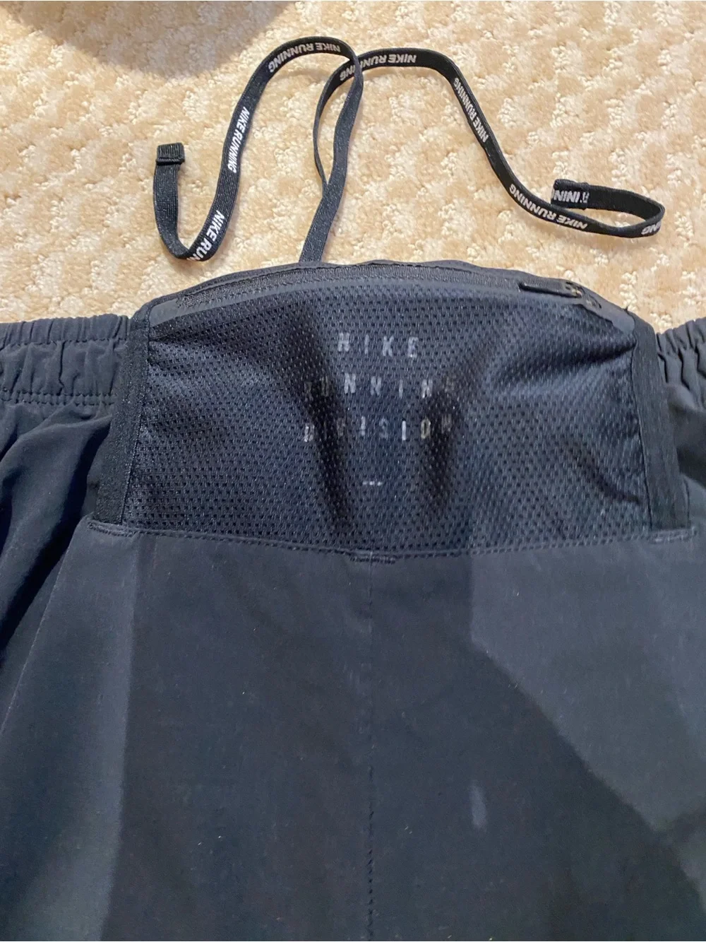 Nike Run Division Running Pants Triple Black 922034 010 US Mens medium